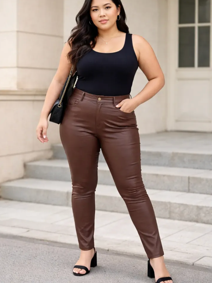 Calça Resinada Plus Size G1 G2 G3 *Pacote: 65 R$ *Atacado: R$ 75
