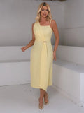 Vestido Midi Alfaiataria XY-637 *Atacado: R$ 74,50