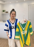 Blusa Tricô Brasil *Pacote: 50 R$ *Atacado: R$ 60