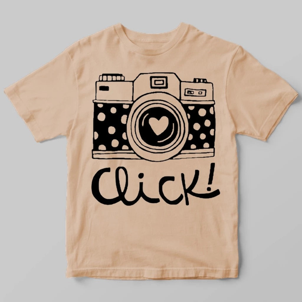 Tshirt Camera Click Biscolayca FF-TSH-028 *Pacote: 12 R$ *Atacado: R$ 15