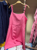 Limpa estoque amostra-Vestido Midi de Alcinha,cor pink,tamanho G-R$40,00