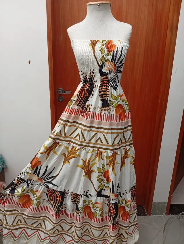 Vestido Floral Tamanho Único *Pacote: 40 R$ *Levando todo faz: R$ 35