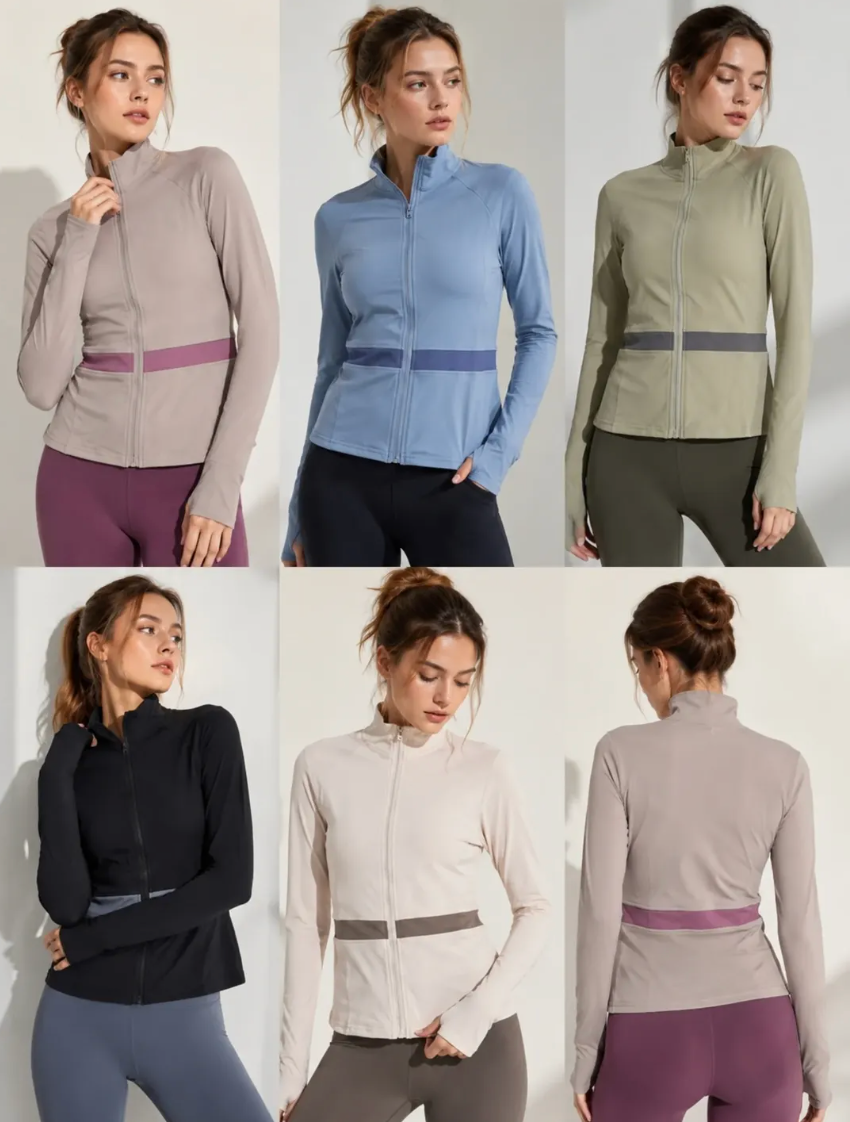 Jaqueta Lululemon Bicolor Academia P M G GG *Pacote: R$ 45