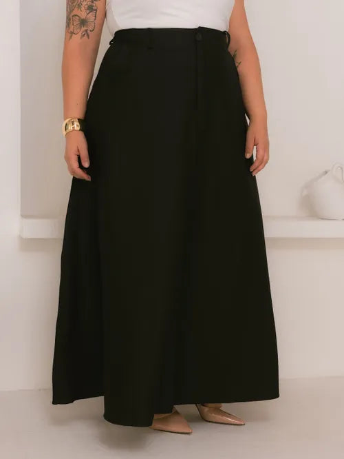 Saia Godê Plus Size Alfaiataria XY-497 *Atacado: R$ 55