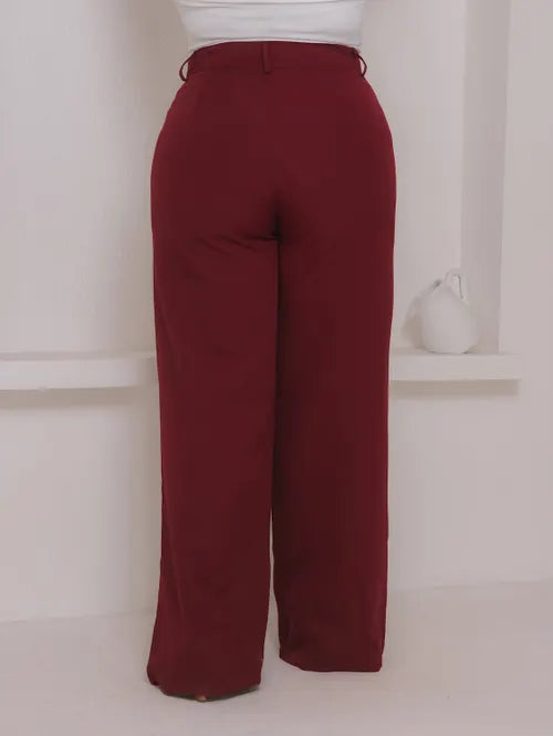 Calça Pantalona Plus Size XY-579 *Atacado: R$ 58