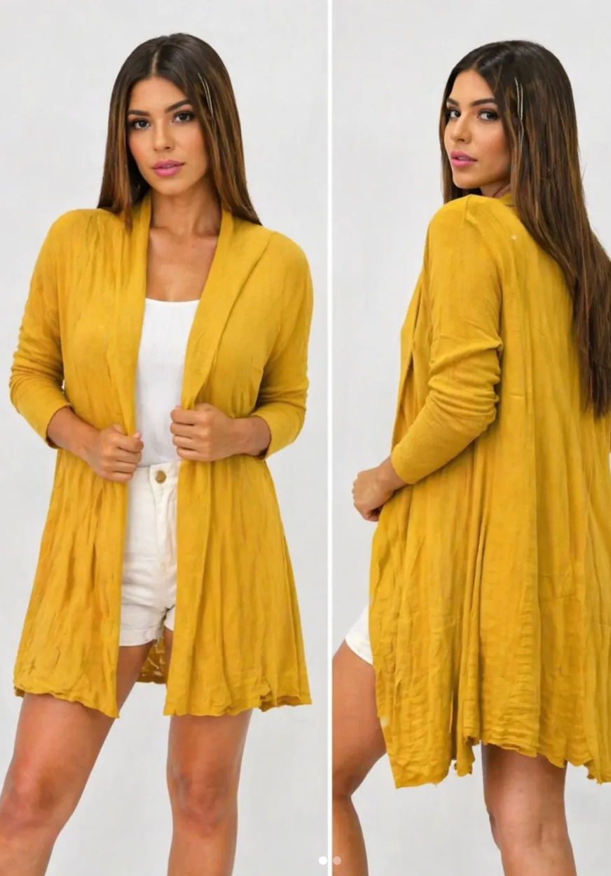 Cardigan Modal Importado Mais Alongado Inverno P M G *Pacote: 45 R$