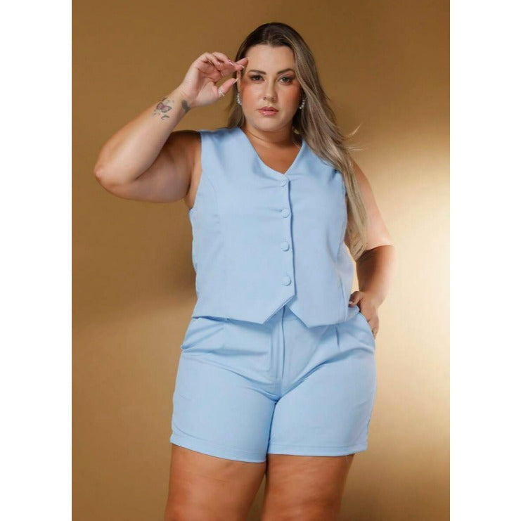 Conjunto Plus Size Alfaiataria Premium FF-CON-010-HBD-55-Plusize *Pacote: 75 R$ *Atacado: R$ 90
