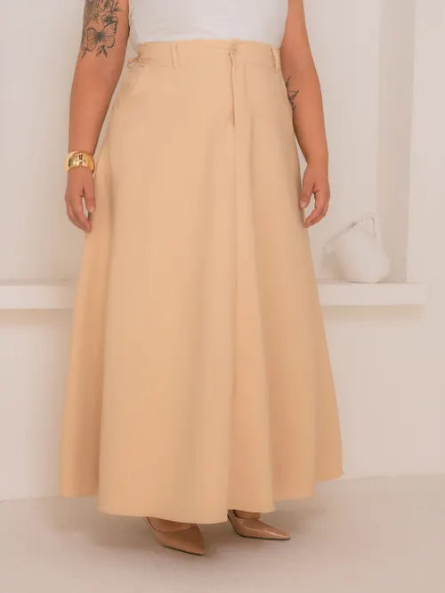 Saia Godê Plus Size Alfaiataria XY-497 *Atacado: R$ 55