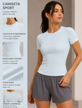 Blusa Poliamida P/M G Gg #Ye7007 Academia *Pacote: R$38 *Atacado: R$50