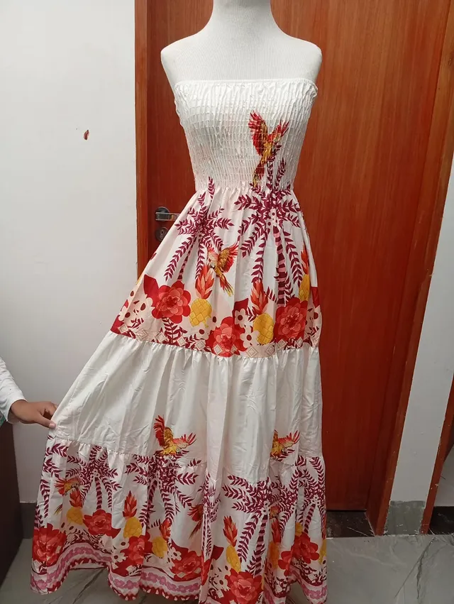 Vestido Floral Tamanho Único *Pacote: 40 R$ *Levando todo faz: R$ 35