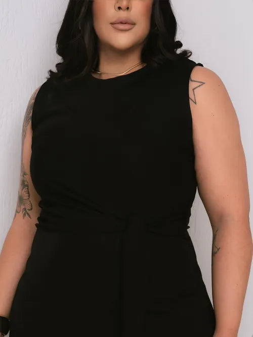 Vestido Plus Size Alfaiataria XY-603 *Atacado: R$ 74