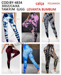 Calça Poliamida Levanta Bumbum Academia P/M G/GG BY-4834 *Pacote: 35 R$