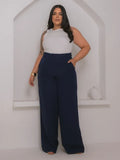 Calça Pantalona Plus Size XY-579 *Atacado: R$ 58