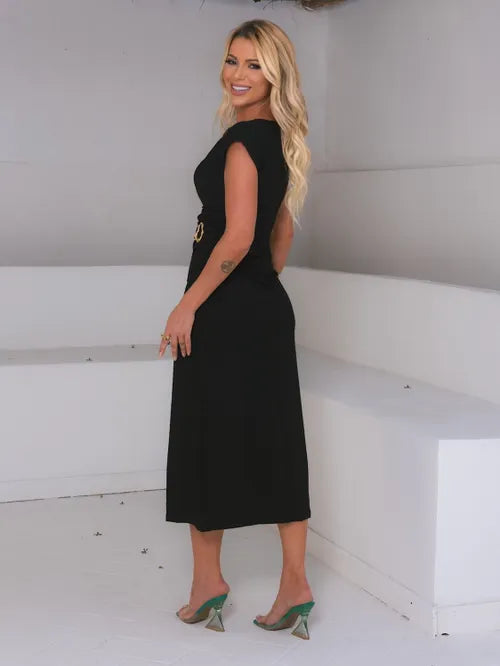 Vestido Midi Marante Alfaiataria FF-VES-040-XY-642 *Pacote: R$ 75 *Atacado: R$ 90