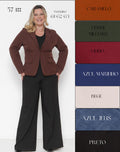 Blezer Tecido Plus Size CSS-574 *Pacote: 65 R$ *Atacado: R$ 75