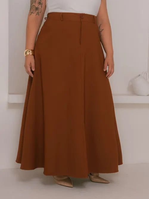 Saia Godê Plus Size Alfaiataria XY-497 *Atacado: R$ 55