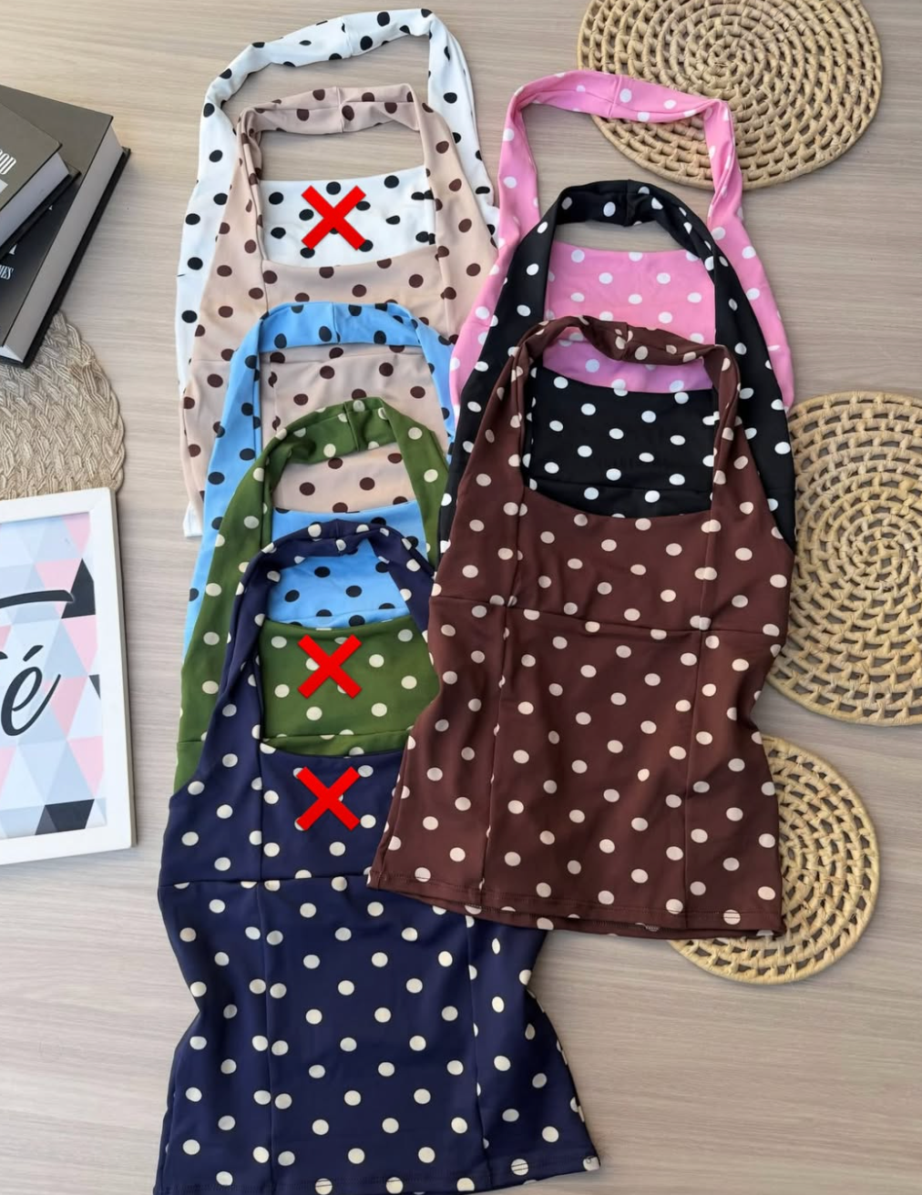 Regata Poa Frente Única Tamanho Único Veste 36‑42 *Pacote: R$ 20 *Atacado: R$25
