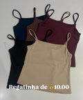 Regatinha Suplex Promoção regata *Pacote: R$ 10///Previsão de chegar reposição 02/05, depois de pagamento entra na fila