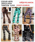 Calça Poliamida Levanta Bumbum Academia P/M G/GG BY-6878 *Pacote: 35 R$