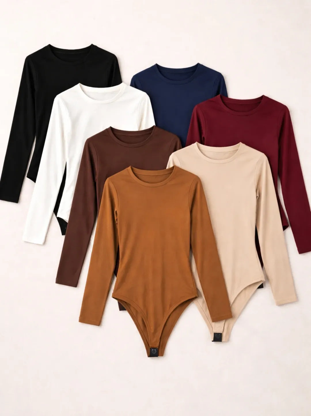 Body Manga Longa Gola Careca Suplex *Pacote: R$ 25  *Atacado: R$ 28