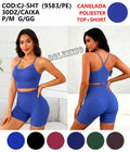 Conjunto Academia Microfibra CJ-SHT(9583/PE) P/M G/GG *Pacote: R$ 25 *Atacado: R$ 35