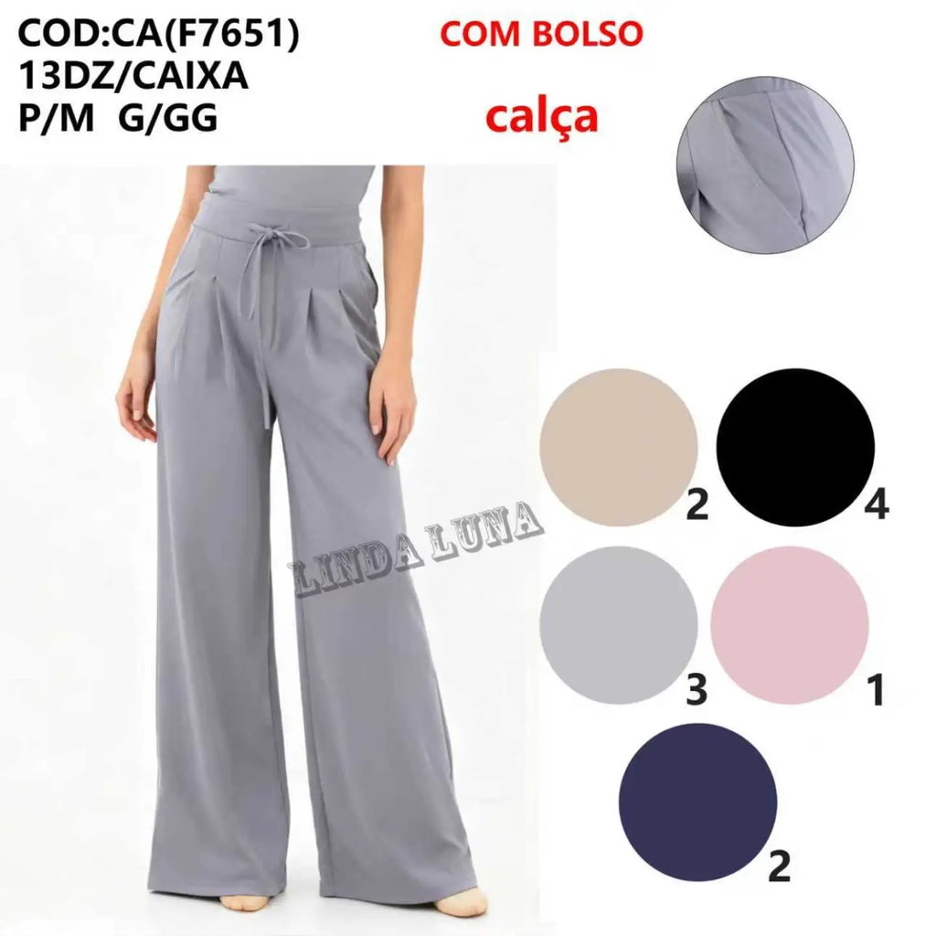 Calça Toque Poliamida Academia no Pacote *Pacote: 40