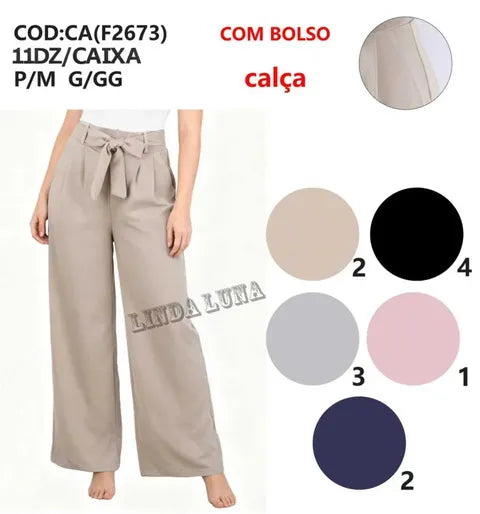 Calça Toque Poliamida Academia P/M G/GG *Pacote: 40