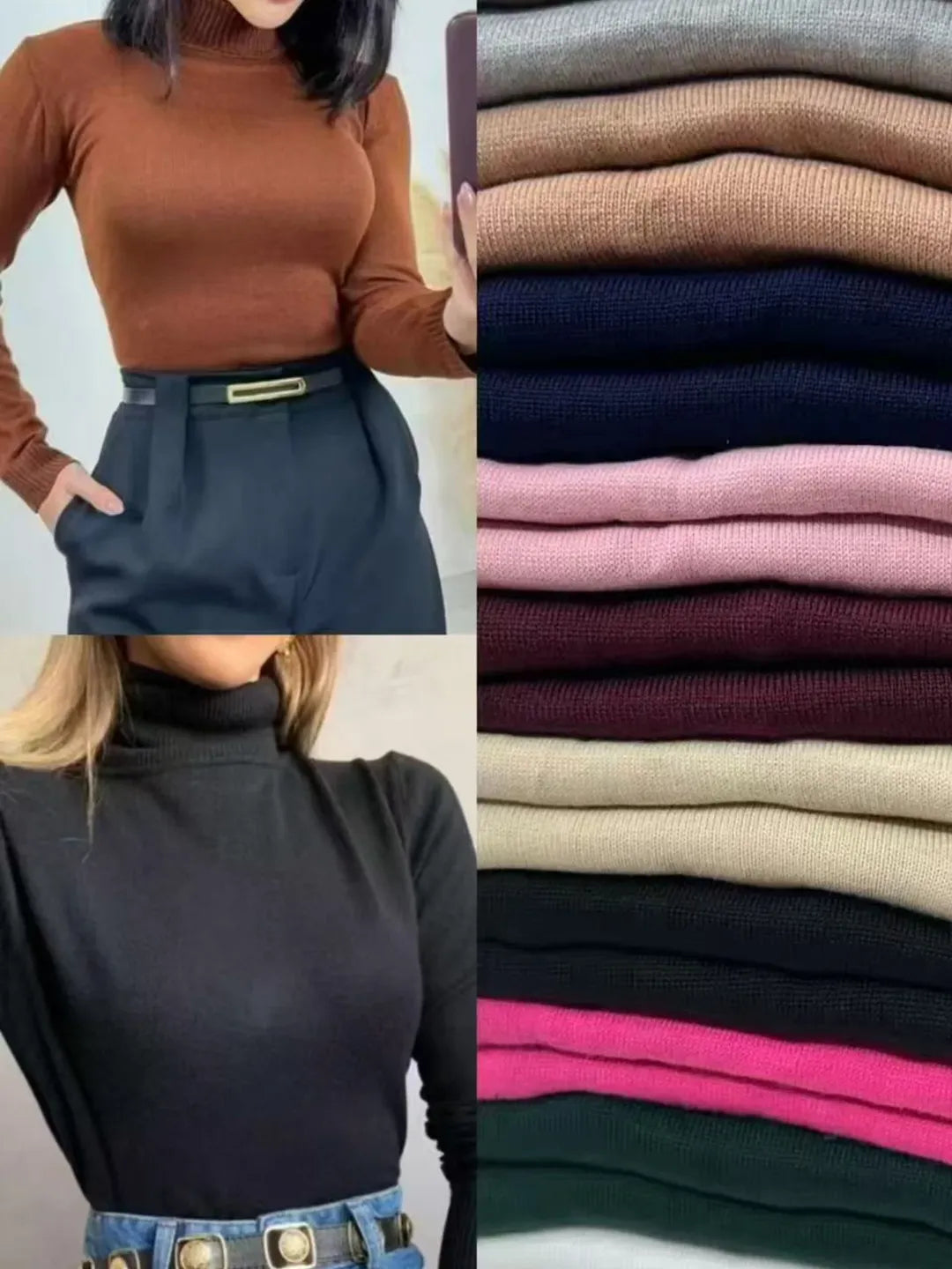 Blusa Cacharrel Inverno Tamanho Único *Pacote: 25 R$ *Atacado: R$ 30