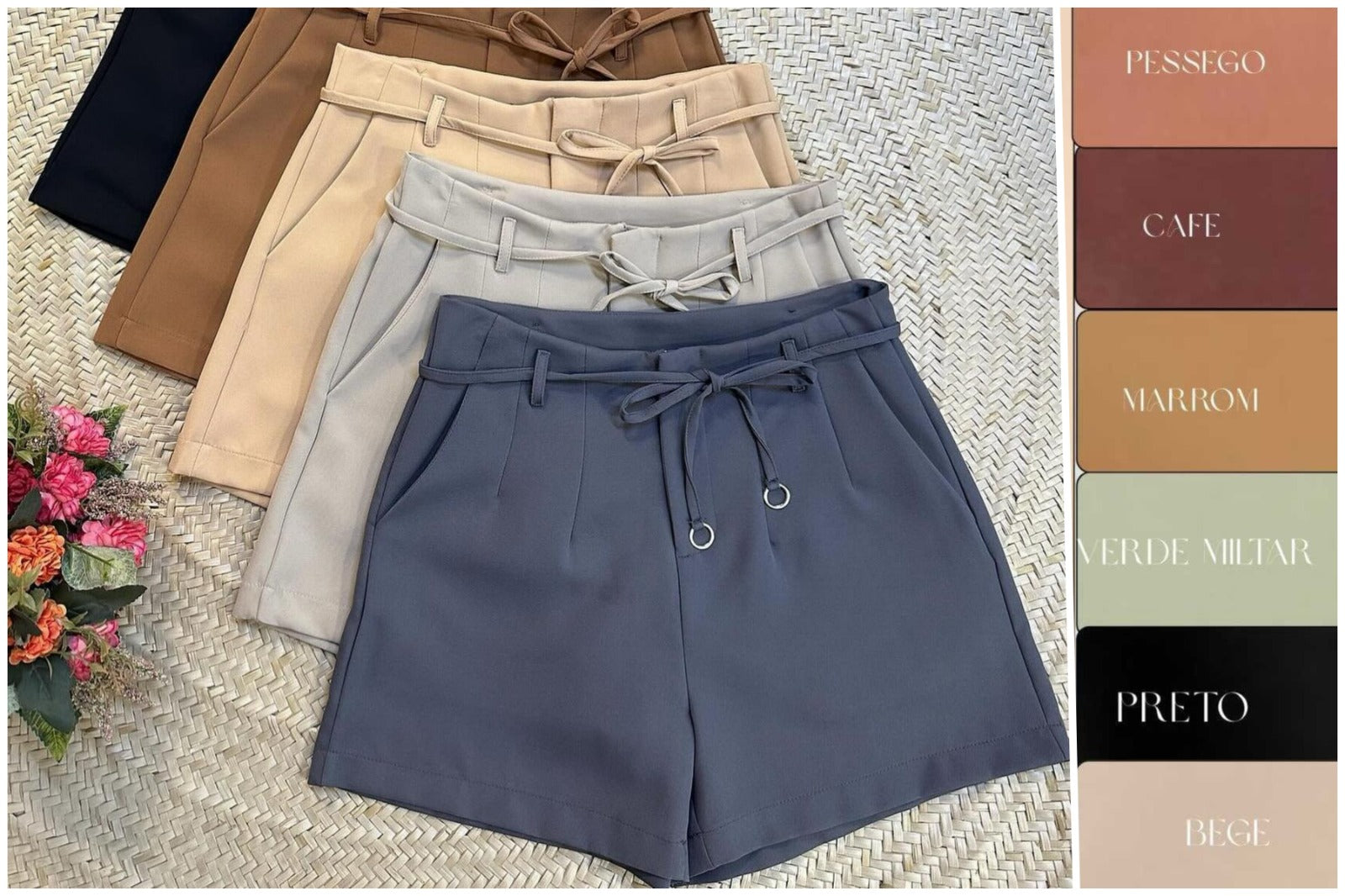 Short Alfaiataria Premium FF-SHO-005-CSS-536 *Pacote: 38 R$ *Atacado: R$ 45