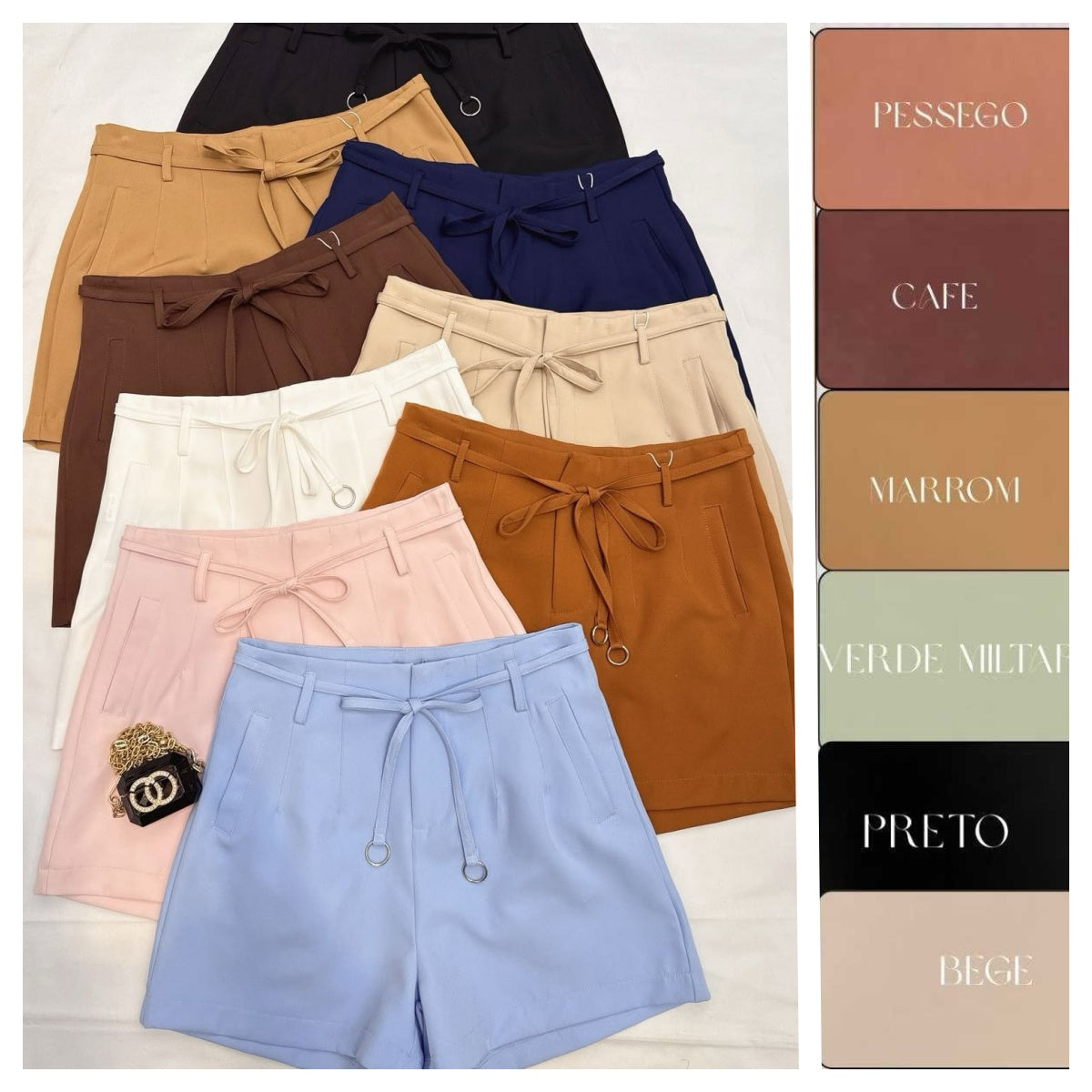 Short Alfaiataria Premium FF-SHO-005-CSS-536 *Pacote: 38 R$ *Atacado: R$ 45