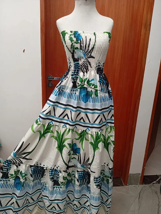 Vestido Floral Tamanho Único *Pacote: 40 R$ *Levando todo faz: R$ 35