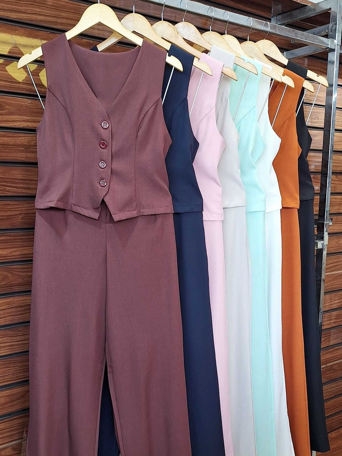 Conjunto Alfaiataria FF-CON-075-XY-556 *Pacote: 80 R$ *Atacado: R$ 95