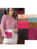 Blusa de Tricot Feminina Inverno *Pacote: 35 R$ *Atacado: R$ 40