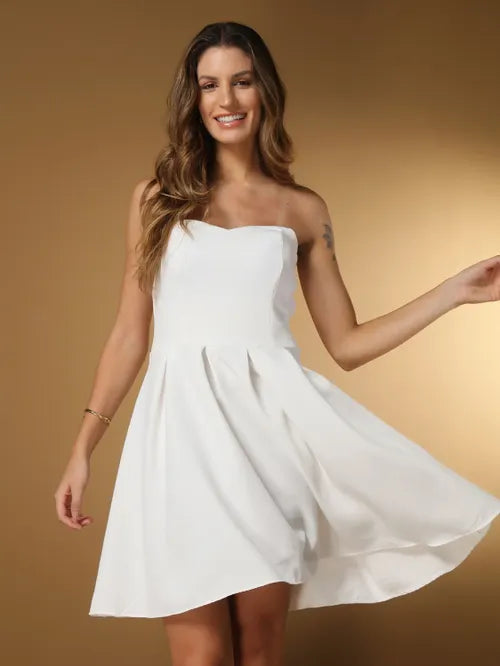 Vestido Tomara Que Caia Godê AF Alfaiataria XY-528 *Atacado: R$ 58