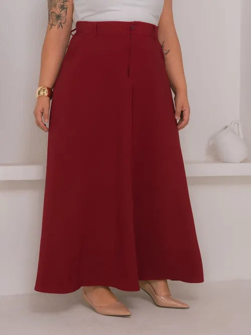 Saia Godê Plus Size Alfaiataria XY-497 *Atacado: R$ 55