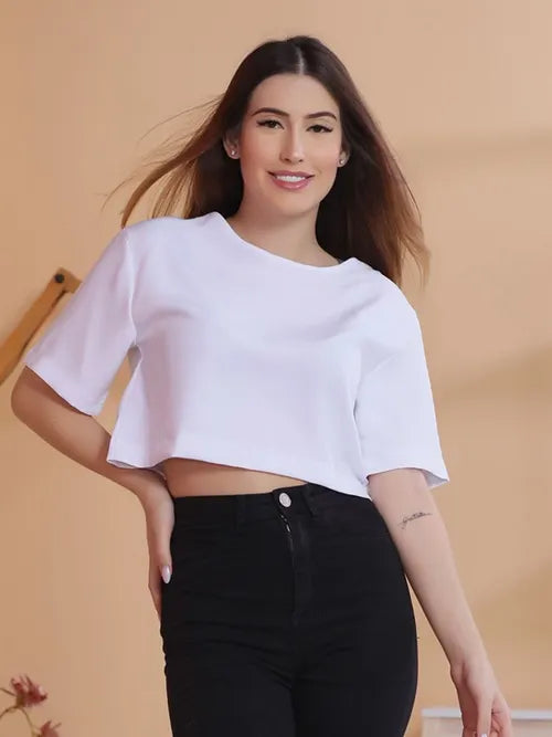 Cropped Alfaiataria XY-CROP-387 *Atacado: R$ 18