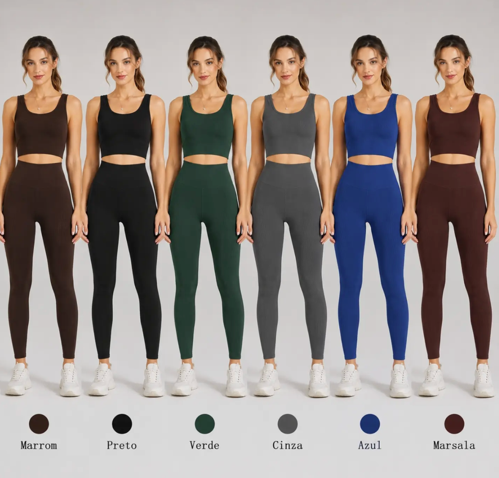 Conjunto Academia #633 Top+Legging P/M G/GG Academia *Pacote: R$ 35 *Atacado: R$ 45