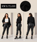 Legging PU Flaneada Grossura Normal RWX-TLO19 Inverno *Pacote: R$ 35