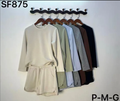 Conjunto Moletinho Manga Longa +Short Inverno P M G SF875 *Pacote: 80 R$