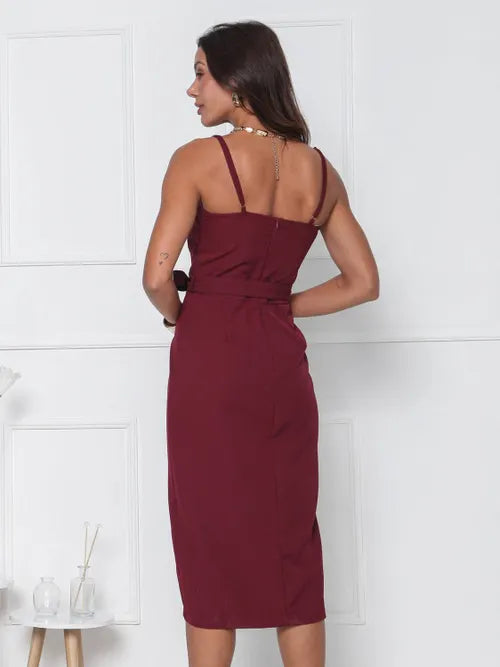 Vestido Midi Alfaiataria AF FF-VES-044-XY-575 *Pacote: 55 R$ *Atacado: R$ 70