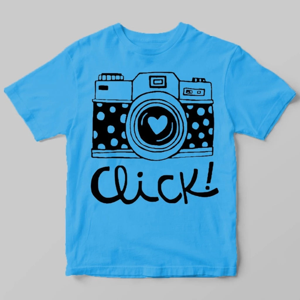 Tshirt Camera Click Biscolayca FF-TSH-028 *Pacote: 12 R$ *Atacado: R$ 15