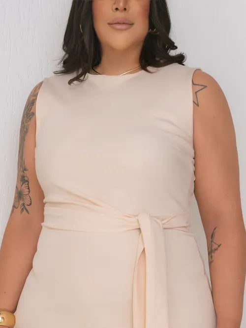Vestido Plus Size Alfaiataria XY-603 *Atacado: R$ 74