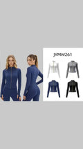 Jaqueta Esportiva Zíper Manga Longa JYMW261 Academia *Pacote: R$ 50