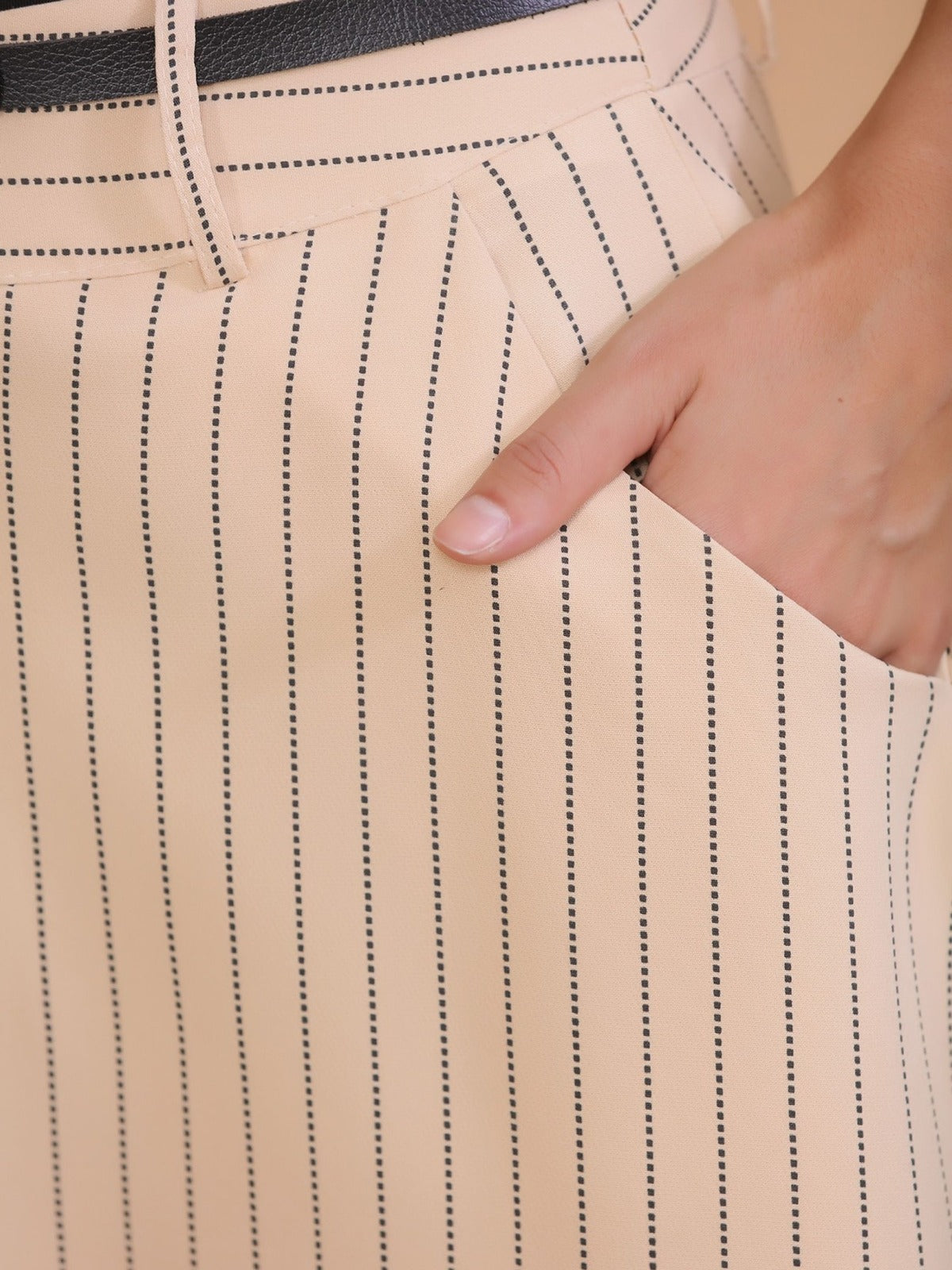 Saia Longa Evasê Alfaiataria com Cinto FF-SAI-033-XY-463 *Pacote: R$ 45 *Atacado: R$ 55