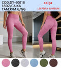 Calça Levanta Bumbum Academia P/M G/GG DY-60018 *Pacote: 35 R$