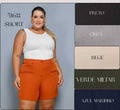 Bermuda Plus Size Linho Luis Twill FF-SHO-006-CSS-516 *Pacote: 45 R$ *Atacado: R$ 55