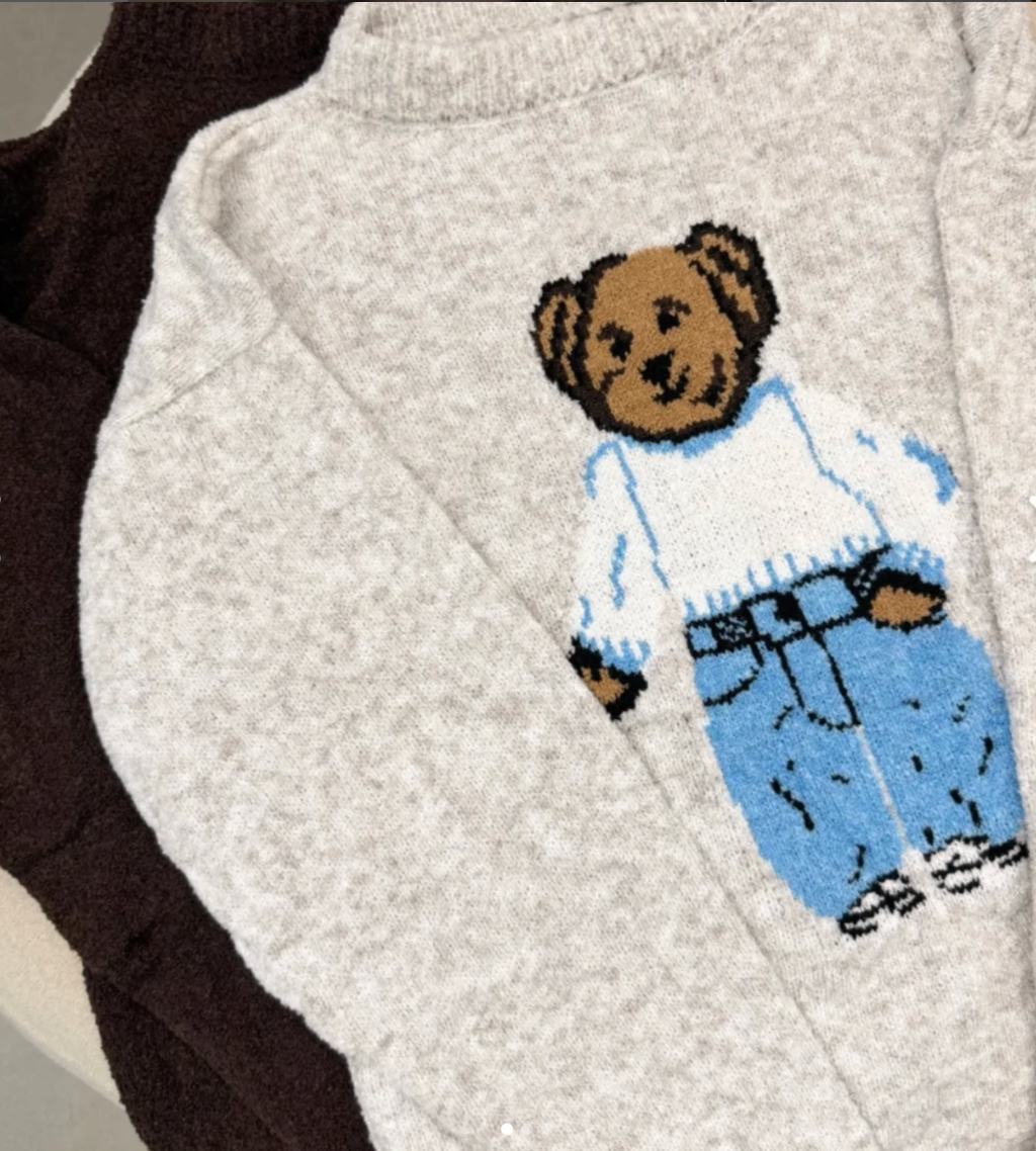 Blusa Mousse Urso Tamanho Único Inverno *Pacote: 60 R$ *Atacado: R$ 70