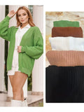 Cardigan de Tricot Feminino Inverno Tamanho Único *Pacote: 40 R$ *Atacado: R$ 45