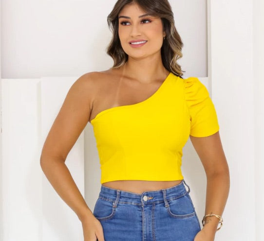Cropped Uma Manga Suplex FF-CROP-003 *Pacote: 15 R$ *Atacado: R$ 20