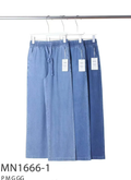 Calça Pantalona Fake Jeans #Mn1666 P M G GG Toque Algodão *Pacote: R$ 55